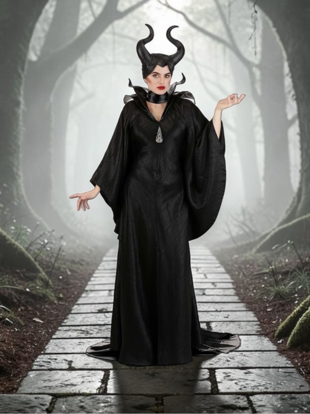 Disney Premium Live Action 
Maleficent Costume Halloween